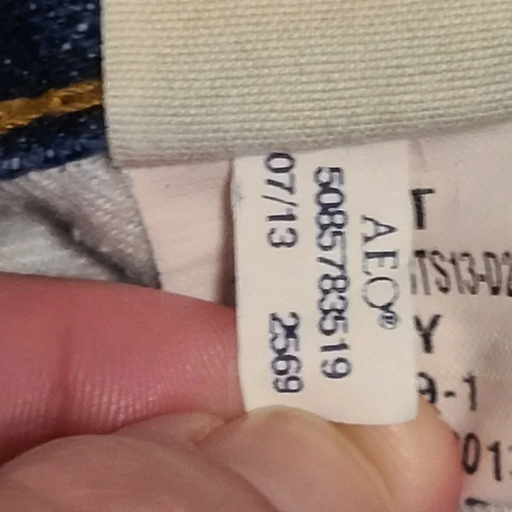American‎ Eagle Mens 2569 Jeans Slim Straight Blue 29 x 30 Excellent Condition